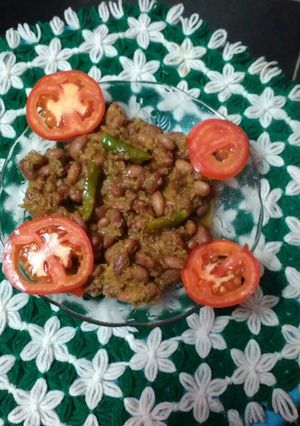 A picture of Rajma(Red kidney Beans).