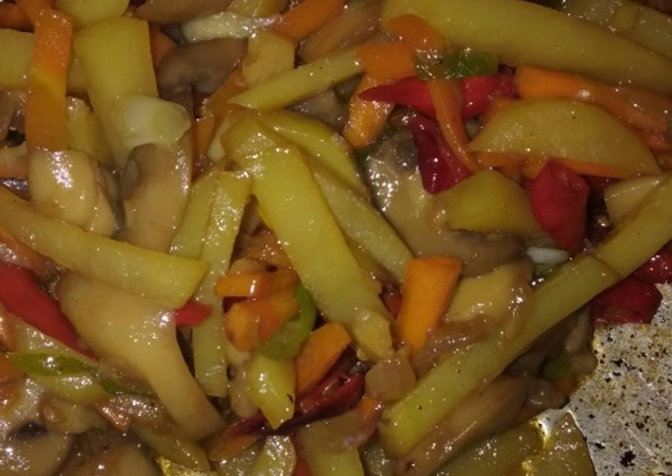 Resep Tumis kentang awur awur yang Menggugah Selera