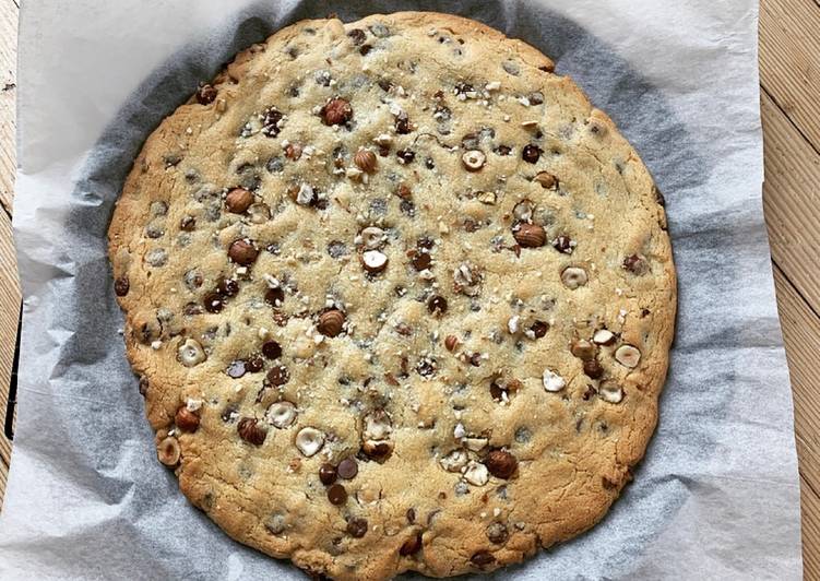 Le secret pour faire des recettes ☆Cookie Géant, Pépites de Chocolat Noisettes☆ spécial