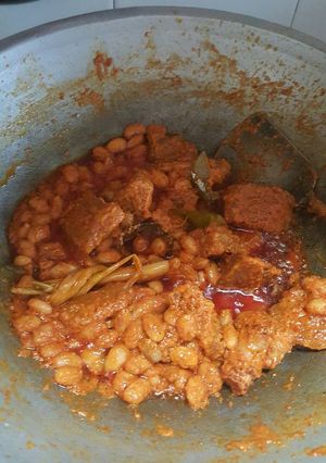 Foto resep Rendang Daging dan kacang merah