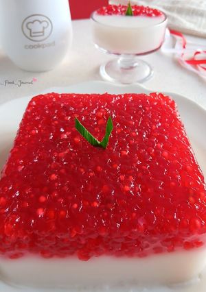 Foto resep Puding Mutiara Merah Putih 🇮🇩