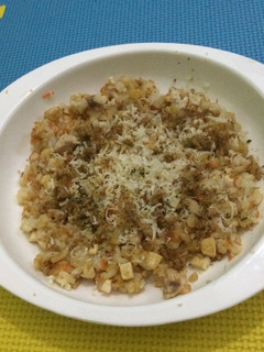 Foto resep MPASI 12+: Nasi Goreng Ayam Keju