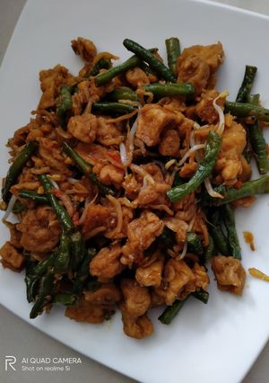 Foto resep Tumis kacang dan tahu tempe