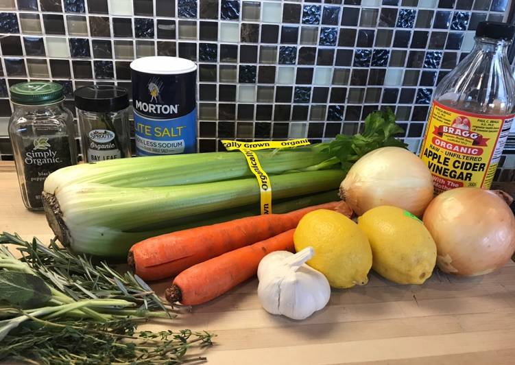 Simple Way to Make Homemade Homemade Chicken Stock