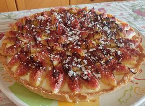 Foto di Crostata con chantilly e fichi (di Sal De Riso)