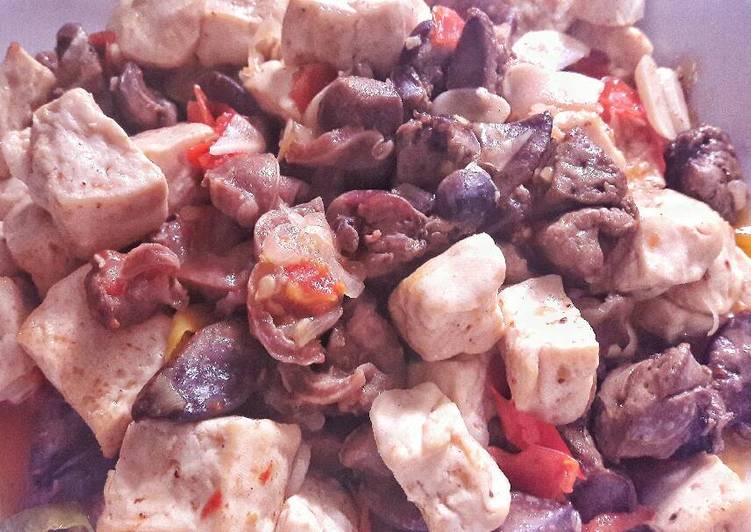 Cara meracik Oseng ati ayam tahu, Anti Gagal