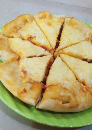 Foto resep Simple pizza teflon