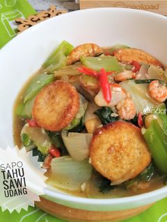 Foto resep Sapo Tahu Sawi Udang