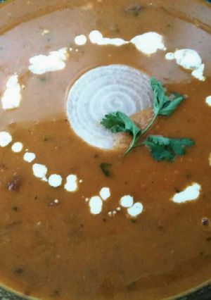 A picture of Rajma curry.