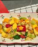 Chân gà sốt Thái với ớt chuông