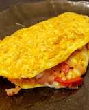 Omelette rápido y saludable de zanahoria y avena 🥕💪🏻