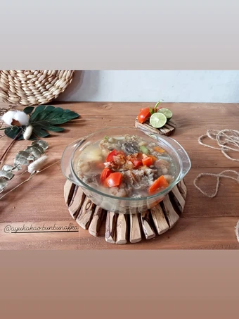 Langkah Mudah untuk Membuat Resep Sop tetelan &amp; tulang sapi bening yang Uenak Anti Ribet, Bisa Manjain Lidah
