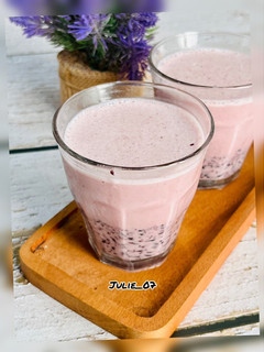 Foto resep 574. Purple Rice Yogurt Drink|Minuman Yogurt ketan Hitam