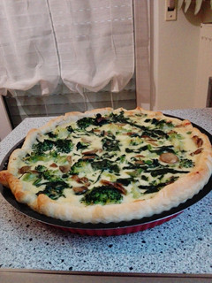 Una foto de Quiche de verduras