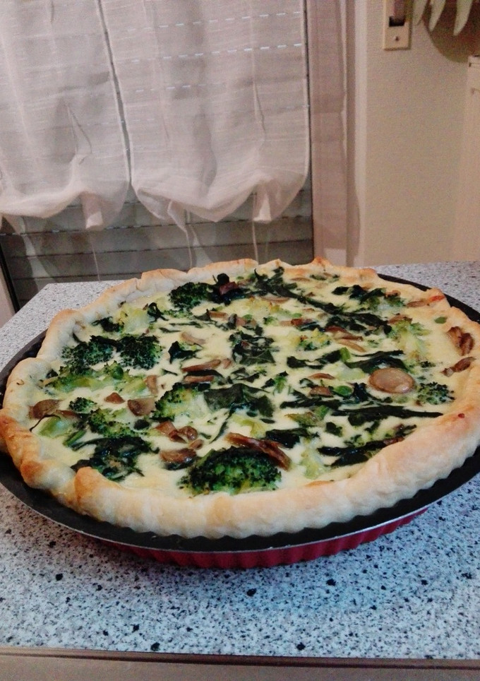 Una foto de Quiche de verduras