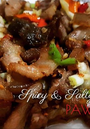 Foto resep Spice & Salty Pork Belly