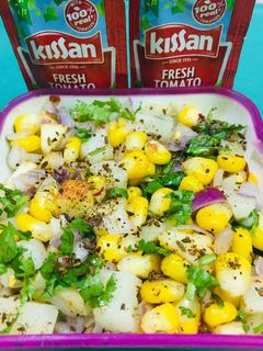कॉर्न चाट (corn chaat recipe in Hindi) रेसिपी मुख्य फोटो