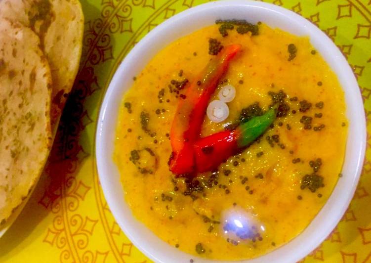 Recipe of Any-night-of-the-week Rajasthani Spicy Besan ka Pitla