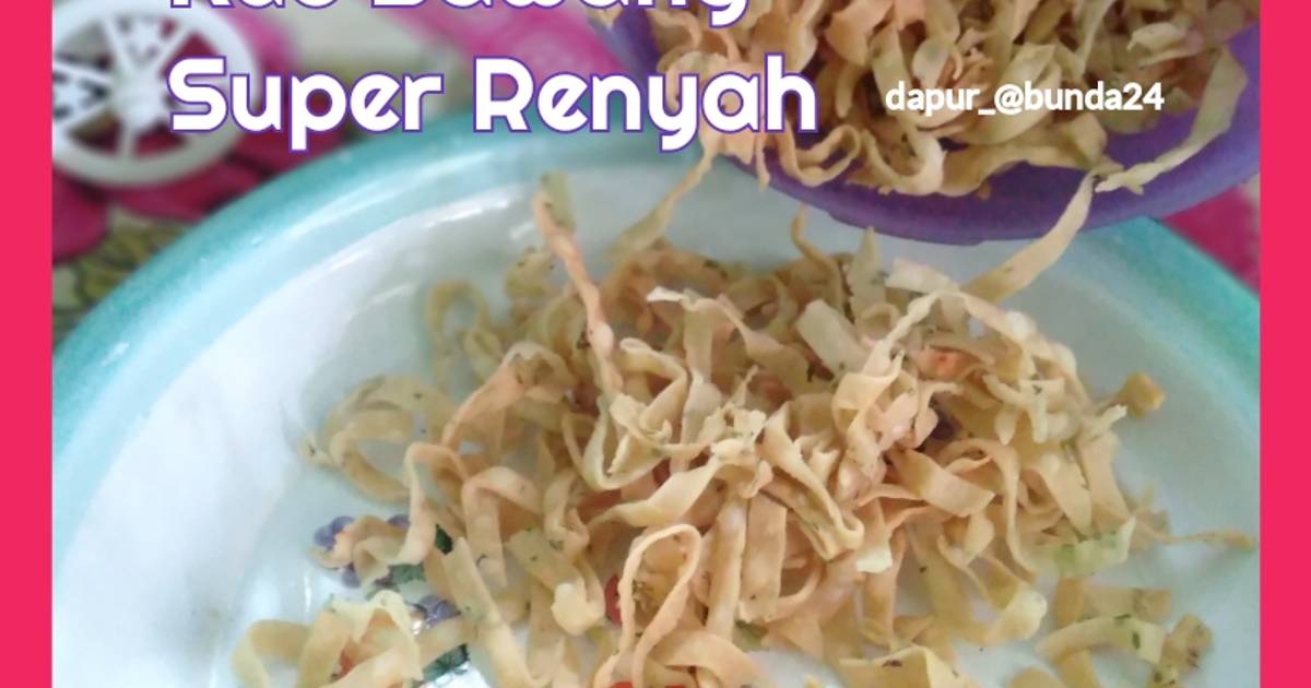 297 resep keripik bawang super crispy enak dan sederhana 