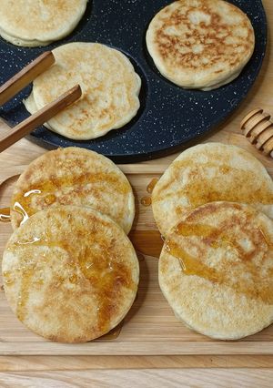 Une photo de Pancakes moelleux (sans gluten et sans lactose))
