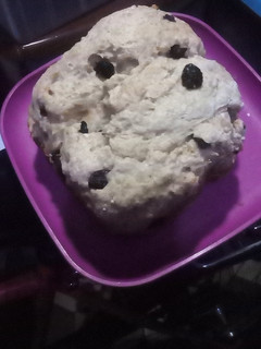 Una foto de Pan de avena y pasas en panificadora