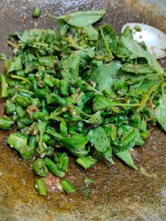 Foto resep Pencok Kacang Panjang Kemangi | Sambel Kacang Panjang Kemangi