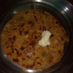A picture of Unripe Papaya's Parantha.