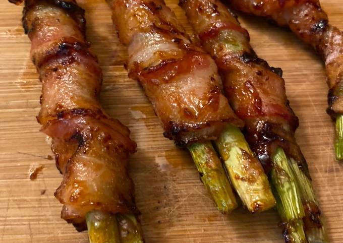 Recipe of Speedy Bbq bacon wrapped asparagus