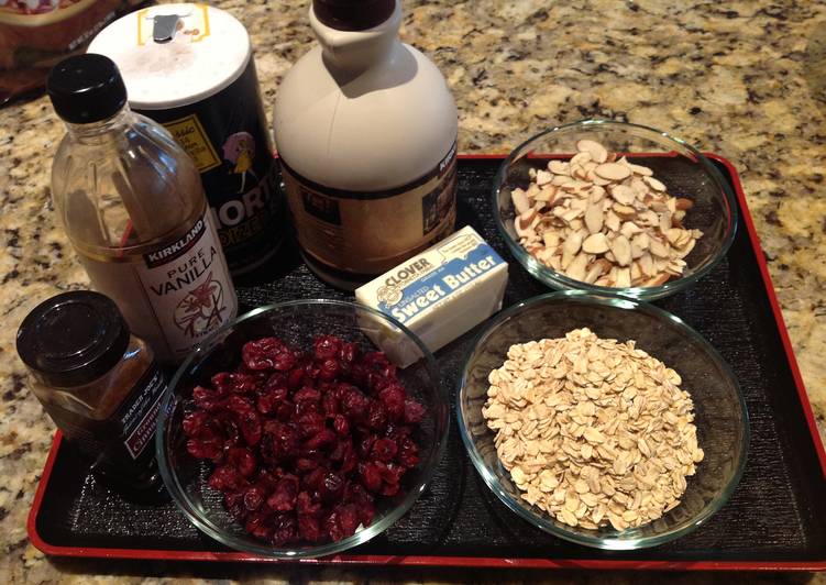 Steps to Make Homemade Maple Almond Granola | This is Recipe So Satisfying You Must Undertake Now !!