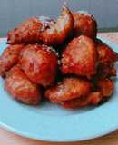 Bánh chuối chiên với dừa