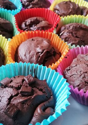 Brownie muffin recept fotója