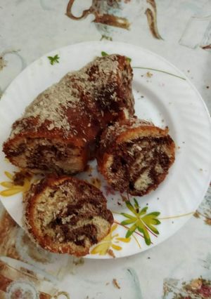 صورة لوصفة كيكة رخامية
