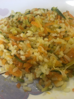 Una foto de Risotto de verduras