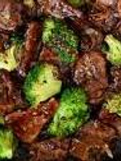 A picture of Quick and easy beef and broccoli.
