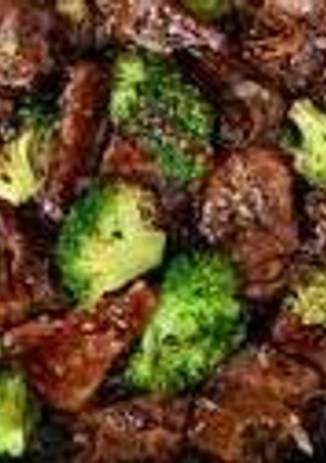 A picture of Quick and easy beef and broccoli.