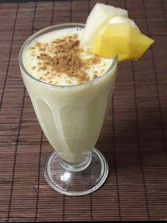 Una foto de Batido cremoso multifrutas