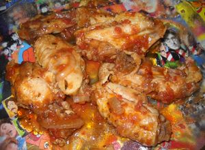 Una foto de Alitas de pollo al Garam Masala o curry