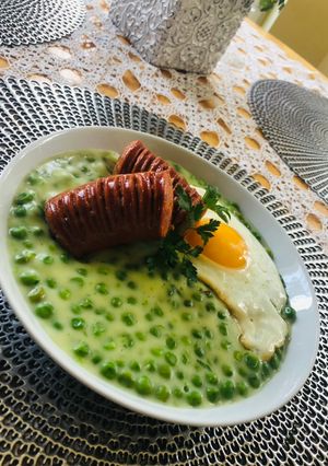 Zöldborsófőzelék recept fotója