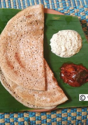 A picture of Pearl Millet Dosa.