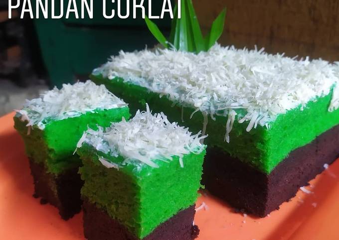 Brownies Coklat Pandan Anti Gagal dan Gampang