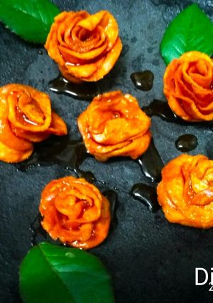 A picture of Orange roses.