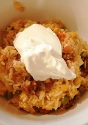 Hamis paella recept fotója