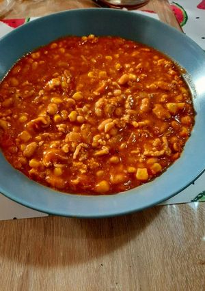 Chilis bab recept fotója