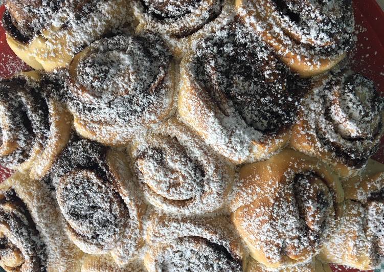 Torta di rose alla nutella