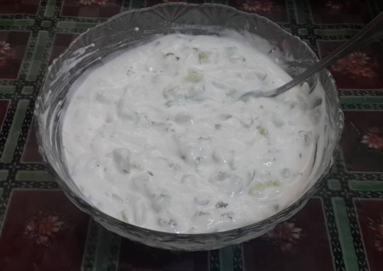 Recipe of Award-winning Arabic Yoghurt Salad/Jajeek