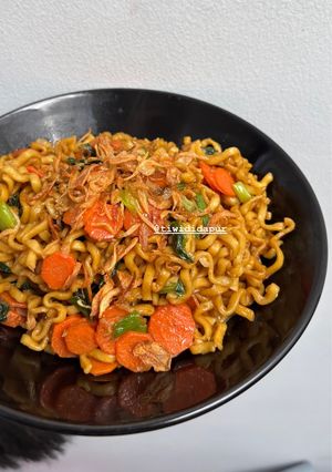 Foto resep Mie goreng sayur simple