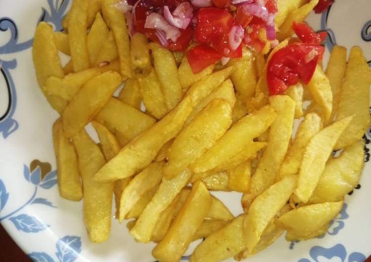 Recipe of Homemade Turmeric fries