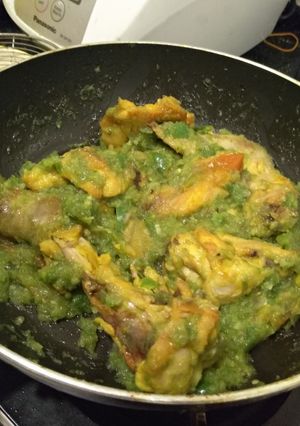 Foto resep Ayam sambal ijo