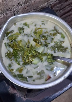 Foto resep Bobor daun singkong & labu air (blonceng)