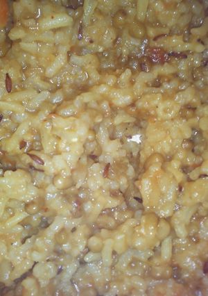 A picture of Moong dal khichdi.